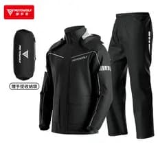 Capa de chuva para motocicleta Modo Wolf com alça oculta para sapato