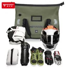 Motor lobo motocicleta saco de cauda traseira da motocicleta saco à prova dwaterproof água equipamento piloto saco do as
