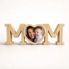 Porta Retrato MOM Personalizado| Presente Dia das Mães | Criativo Emocional Decorativo Com Foto