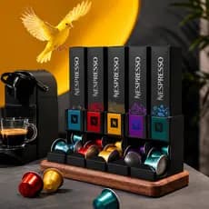 Organizador Expositor para Cápsulas de Café | Porta Cápsulas Moderno, Prático e Elegante para Cozinha, Escritório e Cant