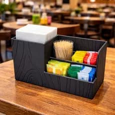 Porta Sachê Organizador Café Açúcar Adoçante Guardanapo Kit 5 10 15 Unidades
