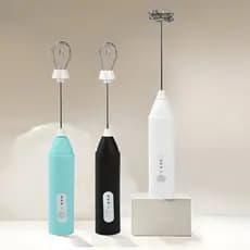 Electric Milk Frother 3 Speeds Whisk for Coffee Eggs and Milkshake