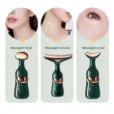 3 Em 1 Massageador Facial Introdutor Pescoço Levantamento Antirrugas Antienvelhecimento profissional N7