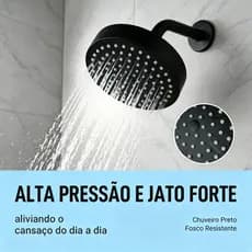 Chuveiro Ducha redondo  Inox 4 polegadas 10 cm, design moderno que combina perfeitamente com qualquer banheiro