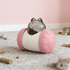 Brinquedo Dispensador de Ração para Pets, Design de Balanço Não Tomba, Fácil de Limpar e Durável