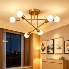 Pendente Lustre Sputnik Prêmio Plafon para sala de jantar home office quarto cozinha e comercio