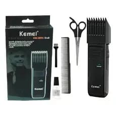 Máquina de Barbear e Cabelo Profissional Kemei KM-389A Bivolt – Corte preciso