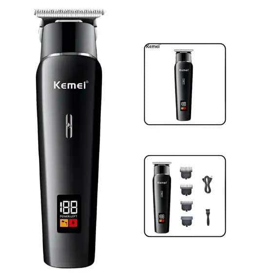 Kemei Km-1113 Máquina De Cortar Cabelo Profissional Acabamento Potencia 5W