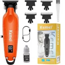 Kemei KM-2293 Aparador Barba e Cabelo Profissional Máquina de Acabamento Recarregavel Hair Clipper