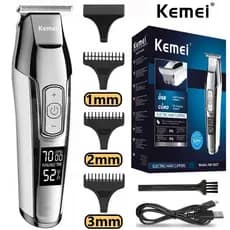 Máquina De Cortar Cabelo Acabamento Profissional Aparar Pelos  Kemei Km-5027 100v/220v  Original