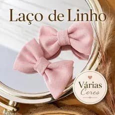 Parzinho de Linho - Laço de Linho - Laço Infantil - Laço - Kit de Laços