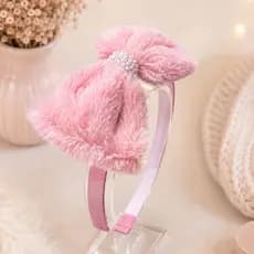 Tiara - Tiara Infantil - Tiara Menina - Tiara Inverno - Laços - Laço Infantil - Tiara Pelúcia