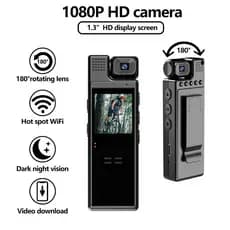 Tela HD de 4cm, lente pode girar câmera/câmera/pode ser conectada à gravação portátil wi-fi câmera DV externa recomendad