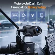 [app disponível] Gravador de carro para motocicleta 2k Câmera de ciclismo portátil Fonte de alimentação de Interface usb