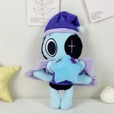 [Estoque pronto] Boneca de brinquedo de pelúcia do mundo Dandy's world, Material seguro, as crianças podem brincar com c