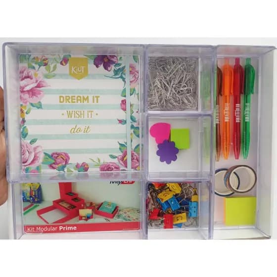 ORGANIZADOR KIT MODULAR 6 PECAS CRISTAL MAXCRIL 10420007