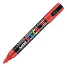 CANETA UNI POSCA VERMELHO PC-5M
