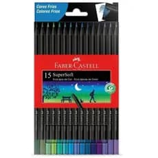 LAPIS DE COR SOFT 15 CORES CORES FRIAS FABER