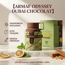 Armaf Odyssey Dubai Chocolat 100ml EDP – Perfume Masculino Doce Gourmand | Alta Fixação | Original