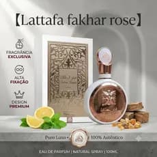 Lattafa Fakhar Rose 100ml EDP – Perfume Feminino Intenso | Luxo e Longa Duração | Original