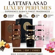 Perfume Lattafa Asad Parfum Masculino e Feminino Importado de Dubai EDP 100ml Parfum Long Lasting Fragrance