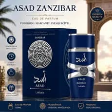 Perfume Árabe Masculino Lattafa Asad Zanzibar Eau de Parfum EDP 100ml Original Alta Fixação