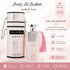Perfume Feminino Nusuk Areej Al Zahoor Eau de Parfum EDP 100ml Floral Alta Fixação Original