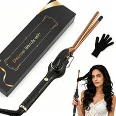 Chapinha Modelador de Cachos 9mm - Ondas Praianas, Cerâmica + Íons, 100-230°C, bivolt,Cabo 360°