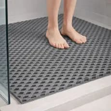 Tapete Antiderrapante Vazado Em PVC 1m X 60cm Para Box Banheiro Chuveiro Piscina Sauna Área Molhada