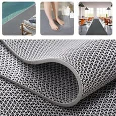 Tapete Antiderrapante Vazado Em PVC 1m X 60cm Para Box Banheiro Chuveiro Piscina Sauna Área Molhada