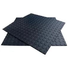 Kit 4 Piso Box Emborrachado Antiderrapante Peças Placas Escadas Moeda 50x50