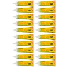 Kit 20 Cola Vinil Extra 75g Brascola - Pvc Lona Faixa Banner Cor Transparente