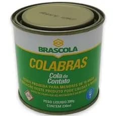 Cola De Contato Brascola 200g Original Adesivo Sapateiro Alta Resistência Couro Madeira Borracha Eva