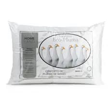 Travesseiro de Pena de Ganso Antialérgico 70x50 cm – Toque Macio e Aconchegante