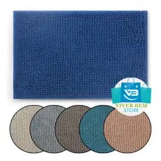 Tapete Bolinha Banheiro Microfibra Antiderrapante 40cmx60cm