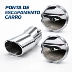 Burned Tip Bisel Reto Saída Dupla Ponta Escapamento Carro Aço Inoxidável Slant Laminado Borda Auto Silenciador