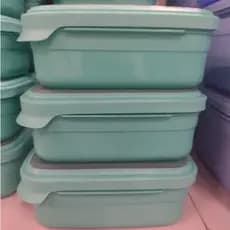 potes plástico Retangular helsim 500 ML kits 2 potes.