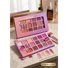 Paleta de sombras soft nude Lové Rain