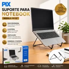 Suporte Universal de Notebook para Home Office - Apoio de Mesa - Base Laptop