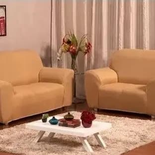 Kit Capa para Sofá 2 e 3 Lugares Coladinha Lisa Elástica Protetora Malha Gel Envio Rápido
