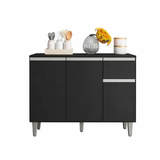 Balcão Organizador de Cozinha Vanessa 105 cm COM Tampo MDP