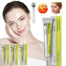 Essência Hidratante De Retinol E Creme Esfoliante Para Os Olhos , Rejuvenesce A Pele , Diminui Poros Ilumina Tez