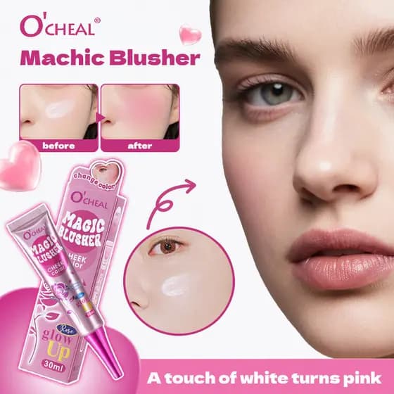 Blush Líquido Fosco Que Muda De Cor , Rouge De Longa Duração À Prova D'água Para Tez Natural