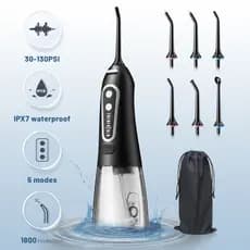 Irrigador Oral USB Recarregável Flosser Portátil , Tanque De Água 300ML , Cuidados Bucais À Prova Dwaterproof Dos Dentes