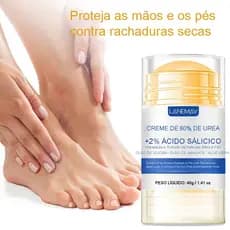 40g 60 % Creme Ultra Hidratante Para Pés Com Aloe Vera , Esfoliante Suave Secos E Rachados , Cuidados Diários Os