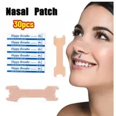 30 Tiras Nasais Anti-Ronco Dos Pces , Adesivas Do Dilatador Nasal Aliviam A Congestão Para O Sono Melhor