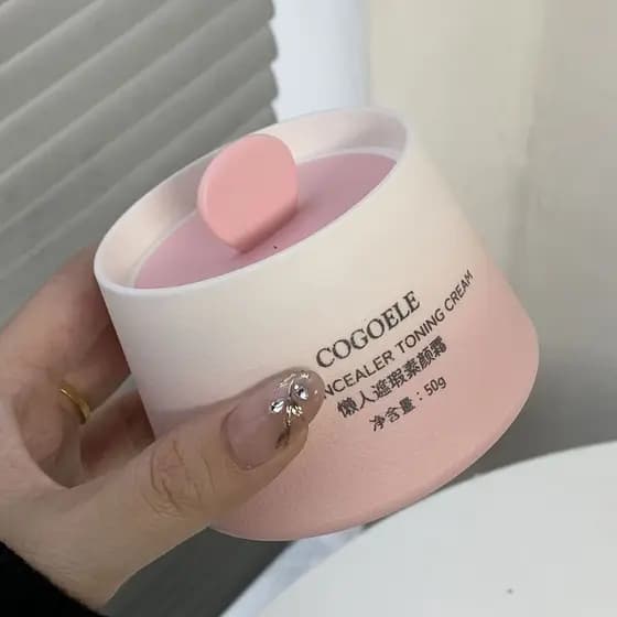 COGOELE Corretivo Preguiçoso Creme Sem Rosto Natural Luz Nu Maquiagem Iluminar o Tom da Pele Claro Pseudo-Face Atacado S