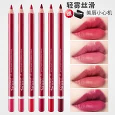 Flamingo delineador labial à prova d'água, de longa duração, não desbota, delineador labial, linha de gancho, delineador