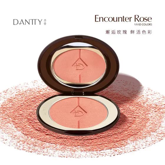 Dandi Encontro Wilderness Rose Blush Creme Rouge Lama Contorno de Alto Brilho Blush Roxo Blush Azul Fosco Expansão Ilumi