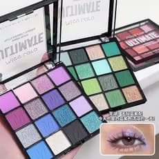 2026 novo estilo de venda quente High-End estilista série verde monocromático paleta de sombras genuíno luz diária maqui